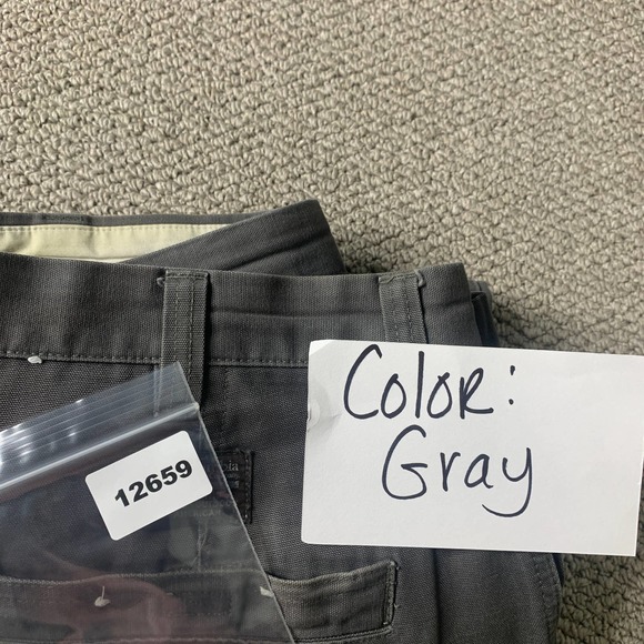 Columbia‎ Mens Pants Size 38 Gray Canvas Straight Leg Hiking Pockets Outdoor - Picture 13 of 13